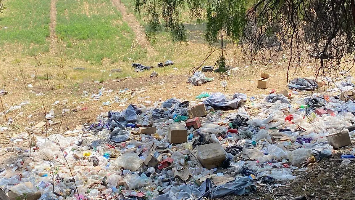 Aparecen montoneras cerca del relleno sanitario de Cholula